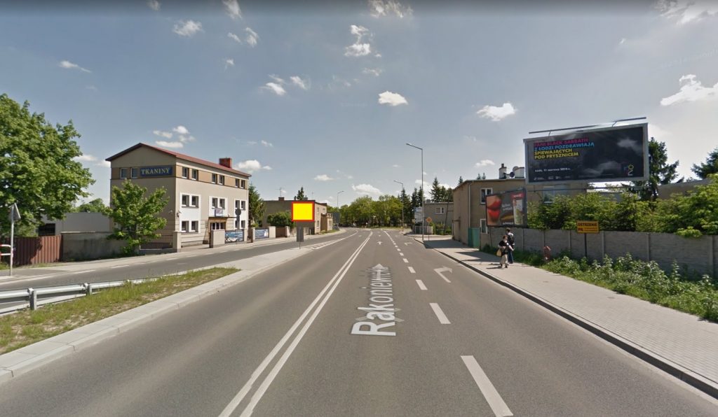 Ściana przy ul. Rakoniewicka 19