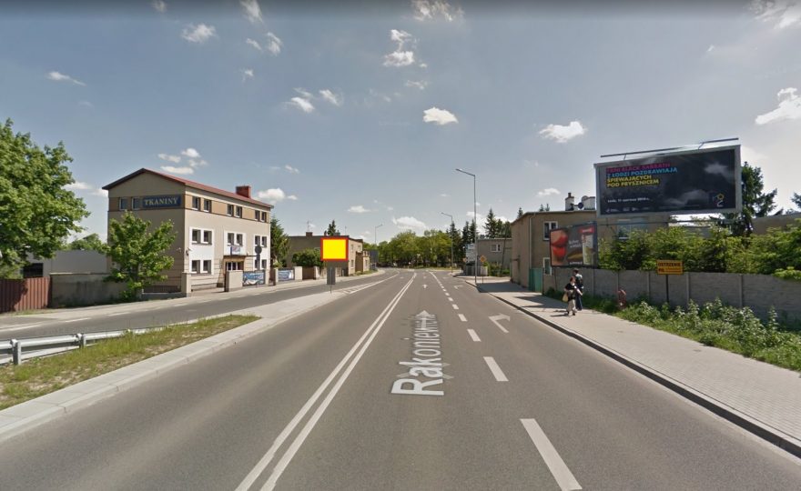 Ściana przy ul. Rakoniewicka 19