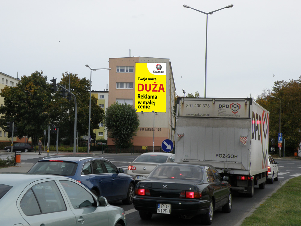 Ściana przy ul. Bułgarskiej 126